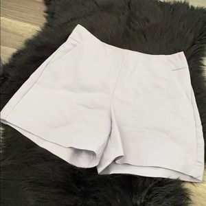 Lilac high wasted shorts